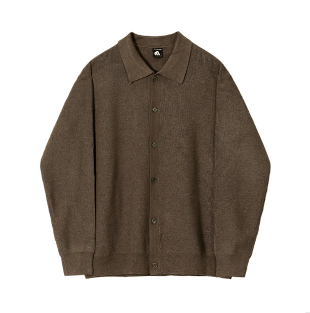 Cardigan con Colletto Uomo - Old Money®