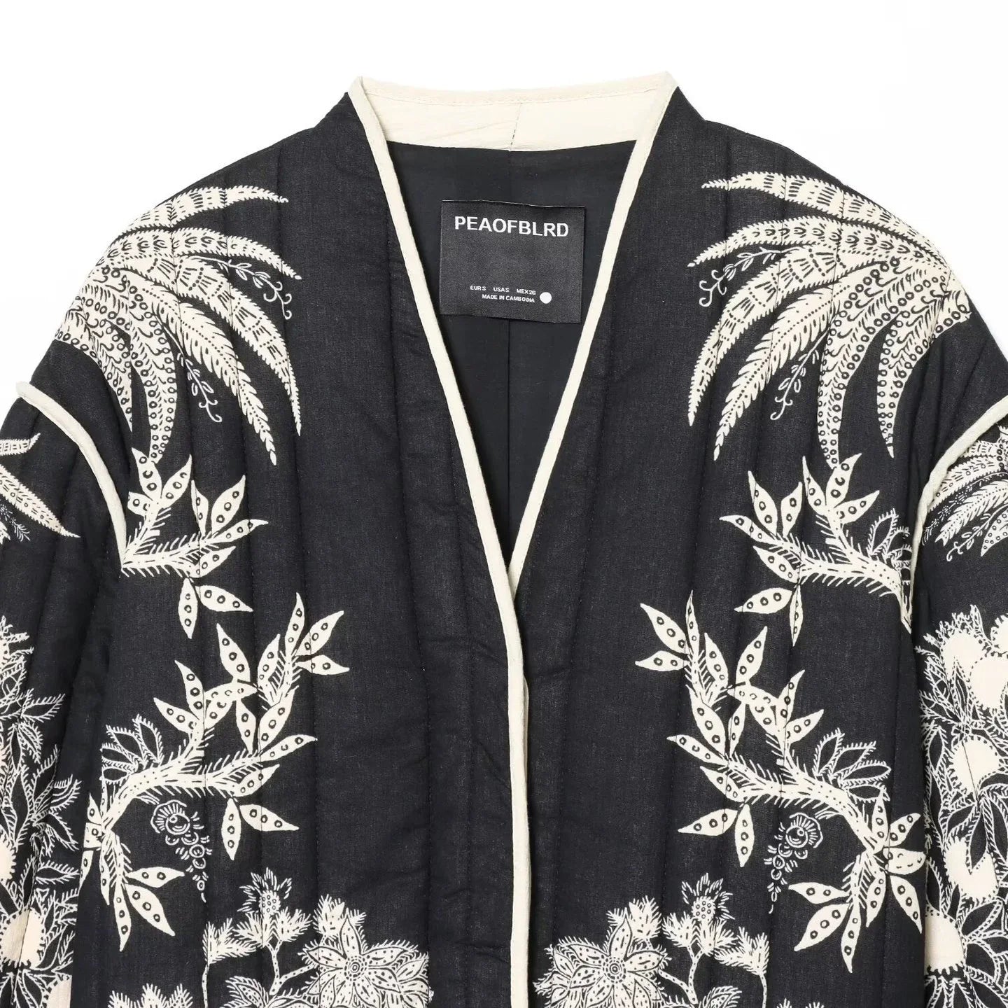Giacca Kimono Donna Nera