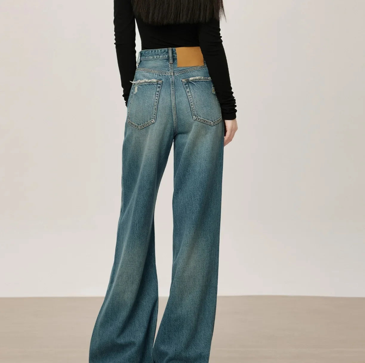 Jeans Donna Vita Alta Vintage