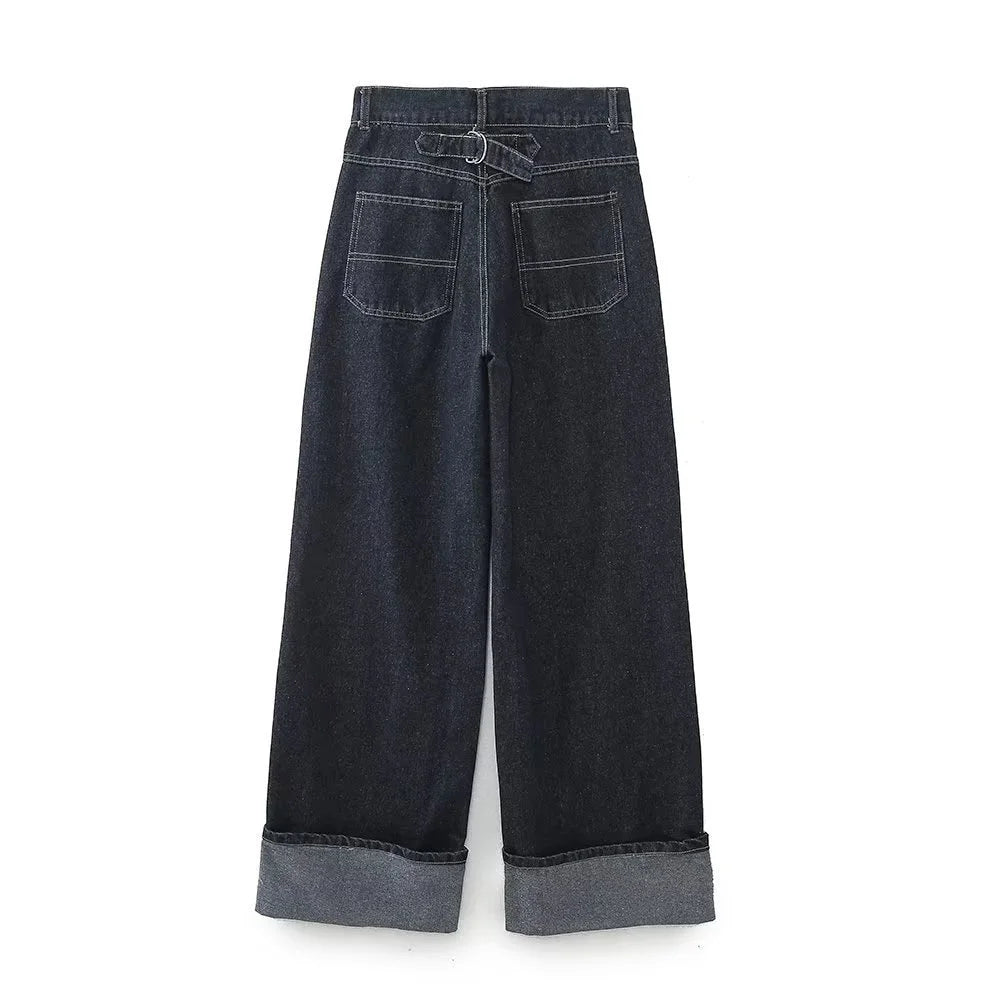 Completo Denim Donna Nero