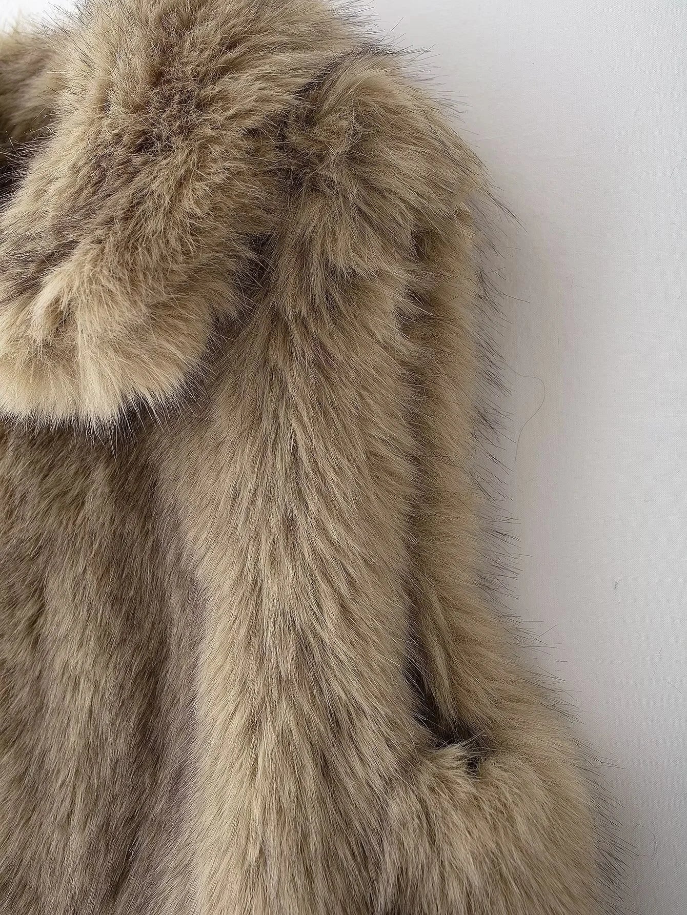 Gilet Smanicato Pelliccia Donna