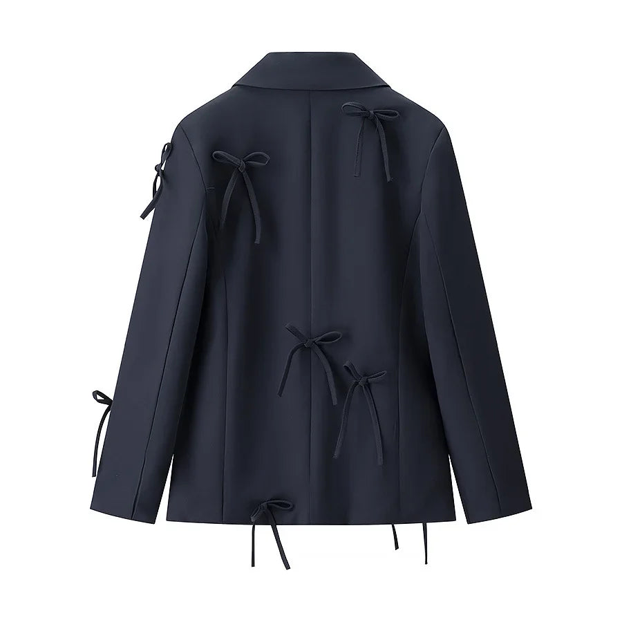 Giacca Blazer Donna con Fiocchi